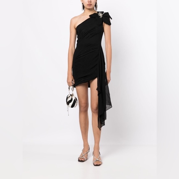 PatBo Flower Appliqué Mini Dress - Picture 3 of 17